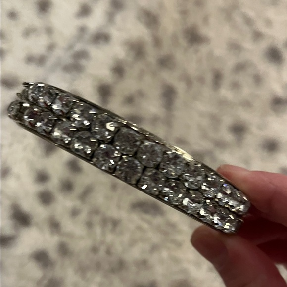 Rhinestone Embedded Bangle - Picture 3 of 3